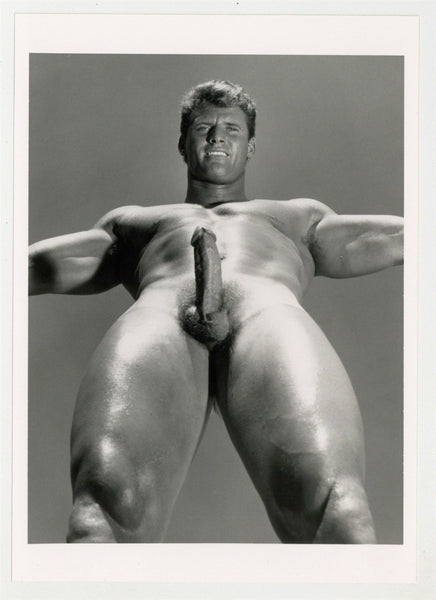 Russ Taggert Well Endowed Hunk 1990 Colt Studio Beefcake 5x7 Jim French Gay Nude Photo J13129