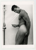 Russ Taggert Showering Sexy Stare 1990 Colt Studio 5x7 Jim French Gay Nude Photo J13121