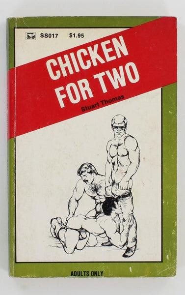 Chicken For Two by Stuart Thomas 1976 Surree House, Surree Stud Series SS017 Homo Erotic Gay Pulp Fiction Novel PB333