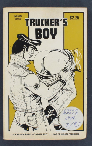 Trucker's Boy by Barry Sharkey 1975 Hardboy Series HS123 Vintage BDSM Gay Pulp Fiction Rough Trade Novel Book PB341
