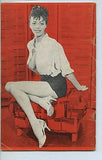 QUEENS OF HEARTS Vintage Magazine 1950 Pin-Up Nude Female Model