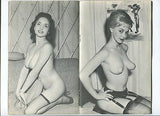 SATIN AND SILK #2 Vintage Pin-Up Magazine 1960 Elbee Stockings Nylons Garters