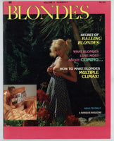 Gorgeous Blondes 1987 Vintage Porn Marquis 40pg Beautiful Hairy Women M10327