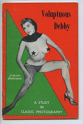 VOLUPTUOUS DEBBY Pearlite 1950 Vintage PIN-UP MAGAZINE Burlesque Queen Dancer