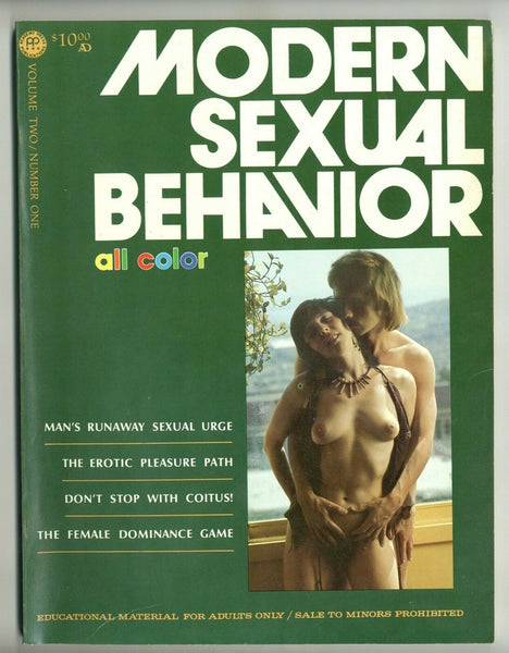 Modern Sexual Behavior 1975 Explicit Hard Sex 84pg All Color Parliament M10566
