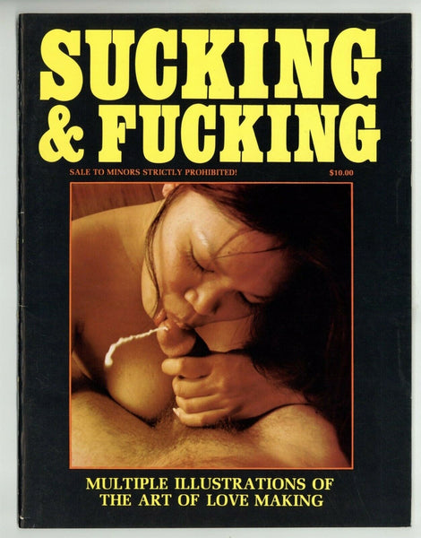 Sucking & Fucking 1976 Vintage Hippie Smut Porn 48pg Cum Drenched Women M10576