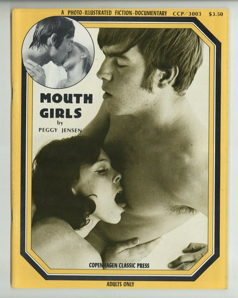Mouth Girls By Peggy Jensen 1975 Photo Illustrated Erotic Smut Novel Sex M10577