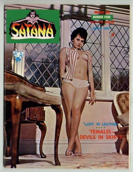 Satana Magazine 1963 Selbee 72pg Eric Stanton Gene Bilbrew Nylon Stockings M9751